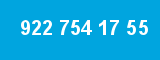 922 754 17 55